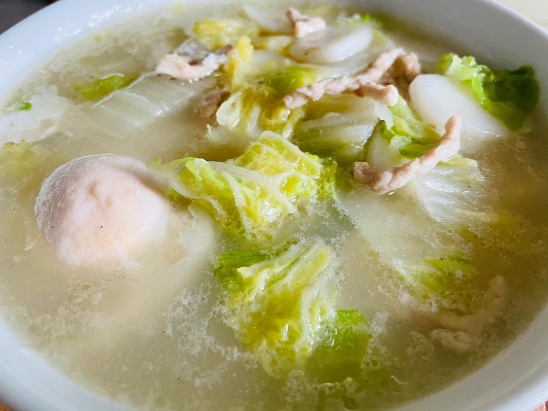 白菜肉丝年糕
