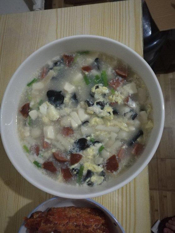 低卡减脂汤🔥菌菇豆腐鸡蛋汤❗️