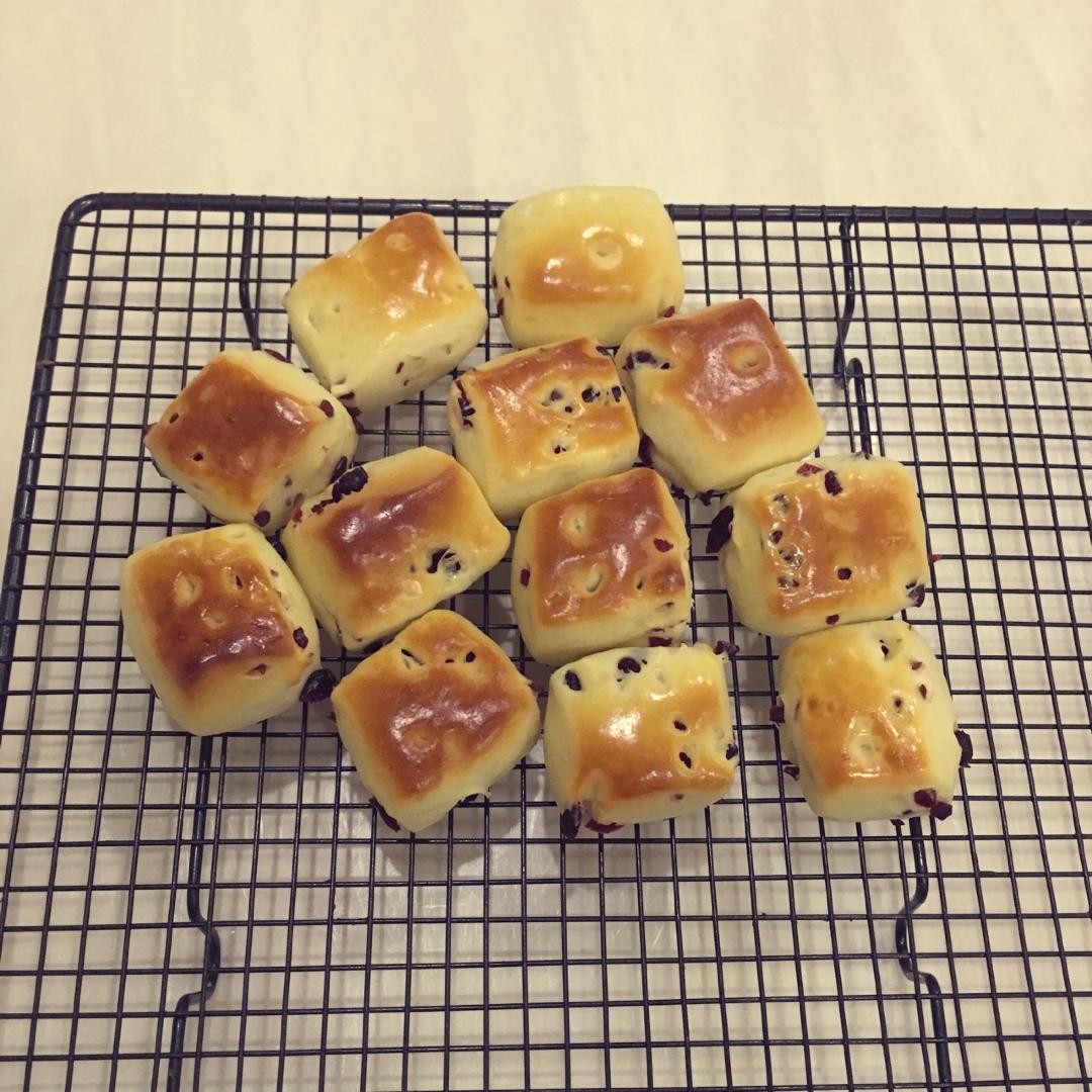 蔓越莓优格小面包块