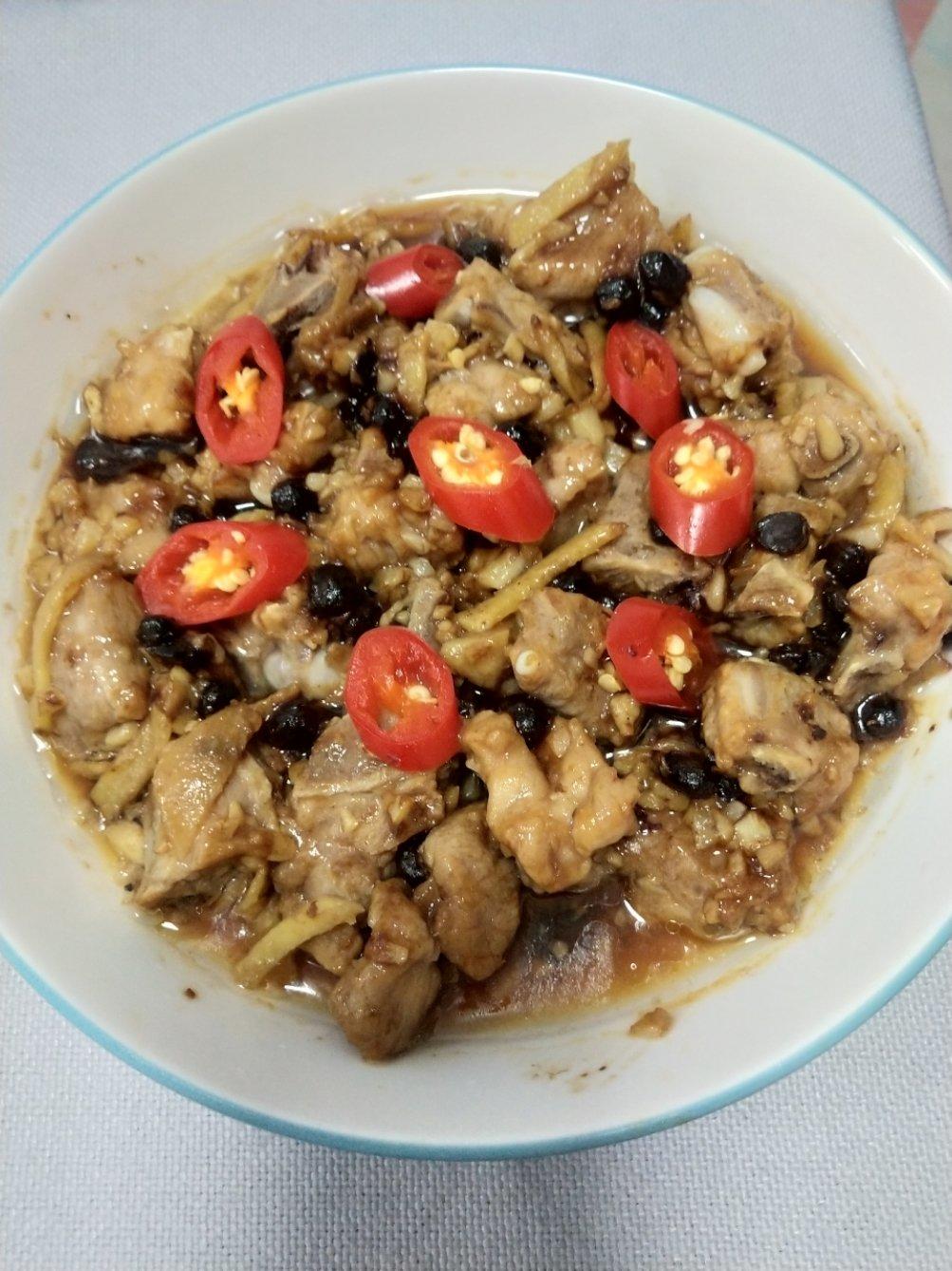 小蔓_做的豆豉蒸排骨