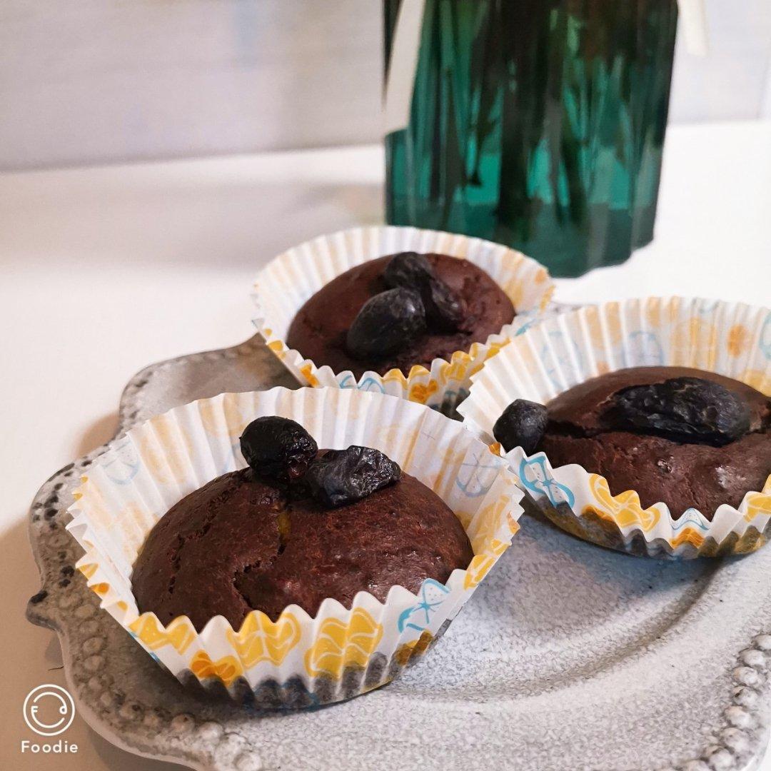 全麦黑巧香蕉马芬（附无麸质版）丨健康·烘焙