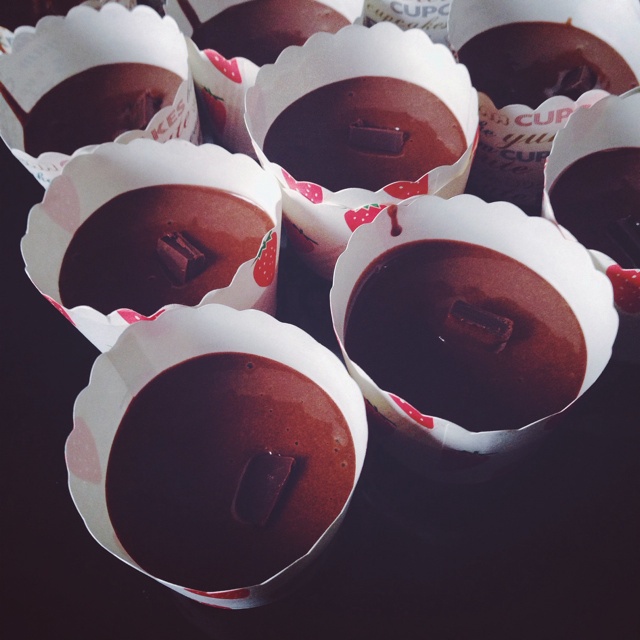 莫尼卡美食厨房：爆浆巧克力蛋糕