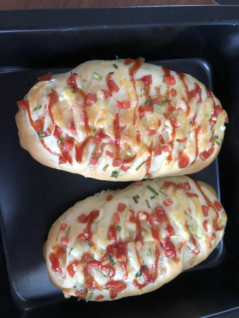 香葱火腿肉松面包