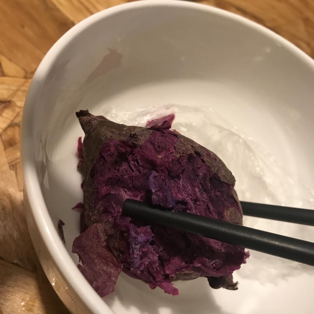 微波炉烤紫薯