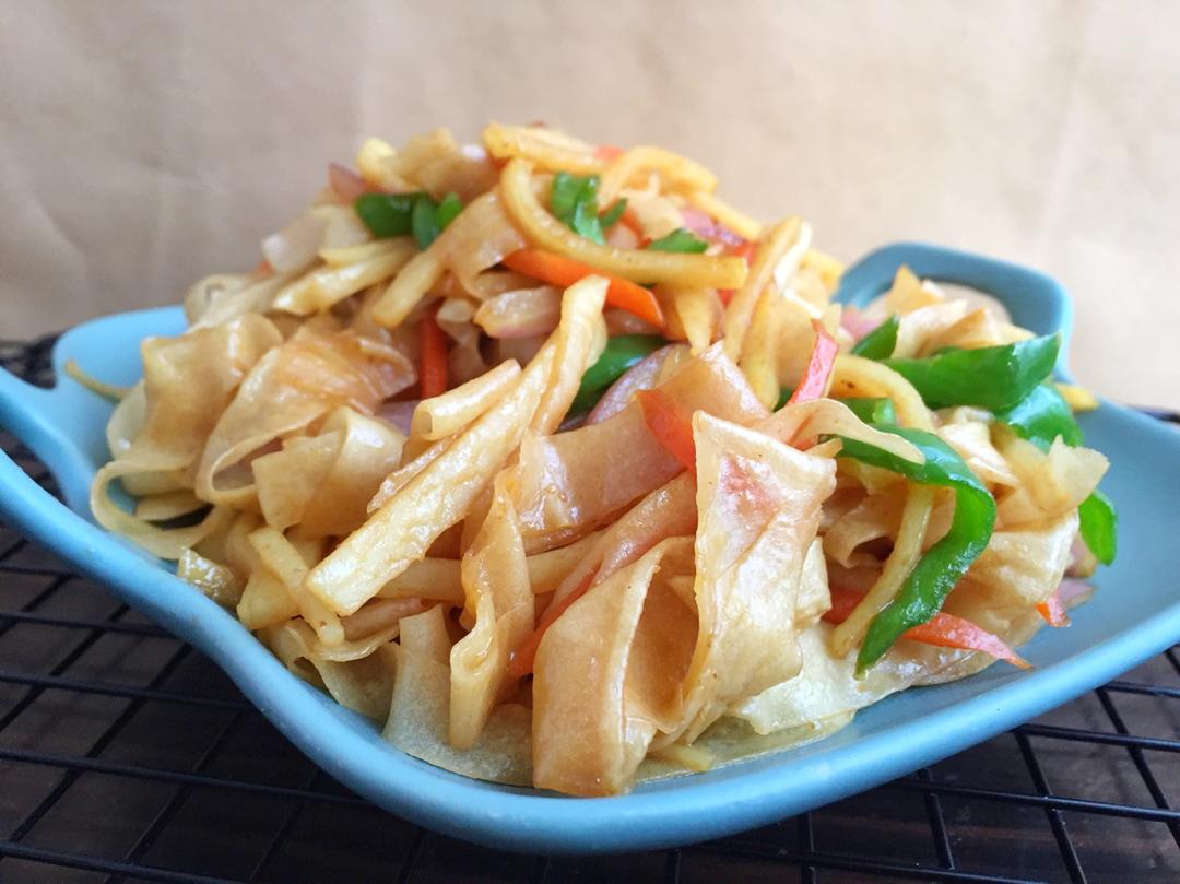 陕西私房炒饼[内附饼丝做法]