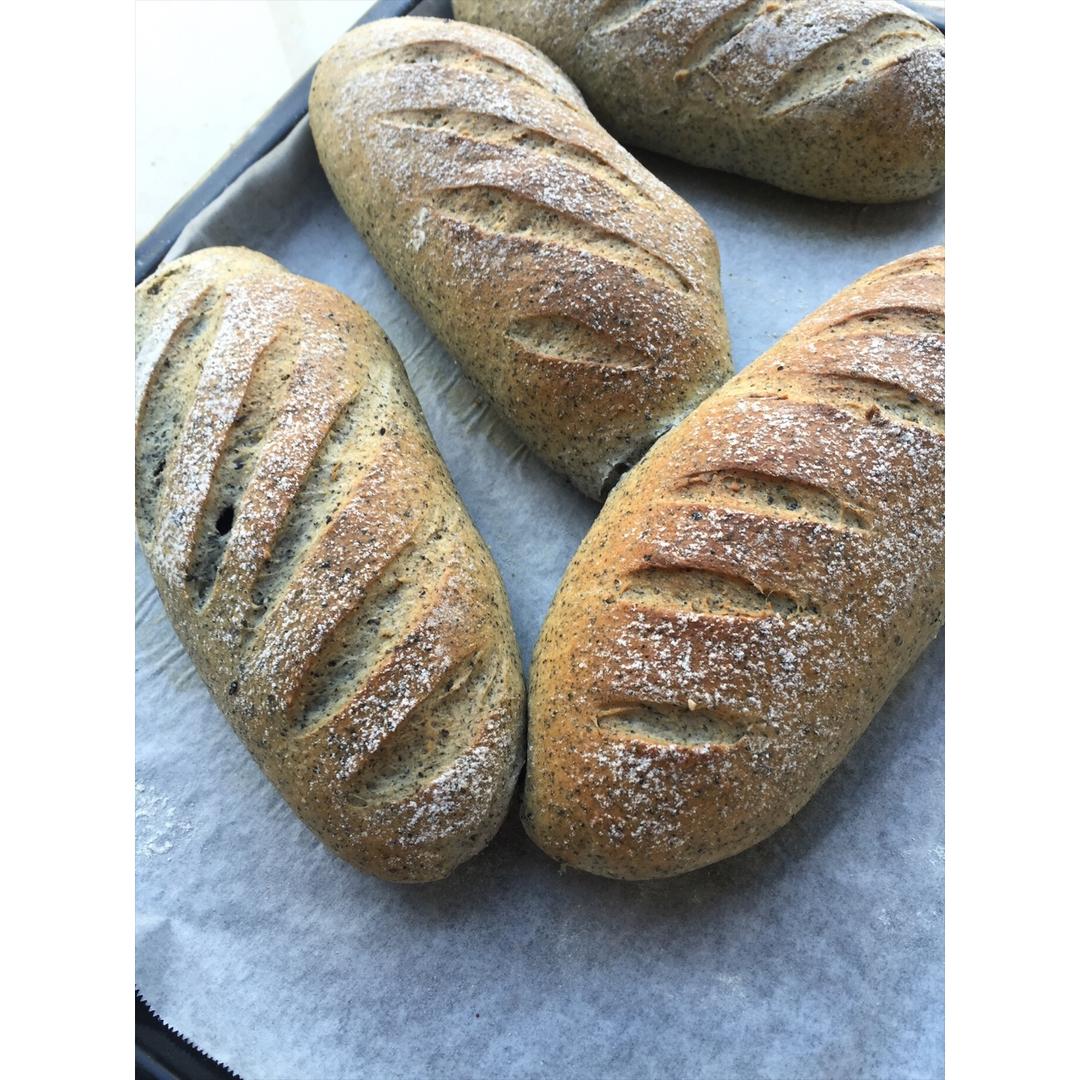 仿85度C家黑谷物核果（中种法）