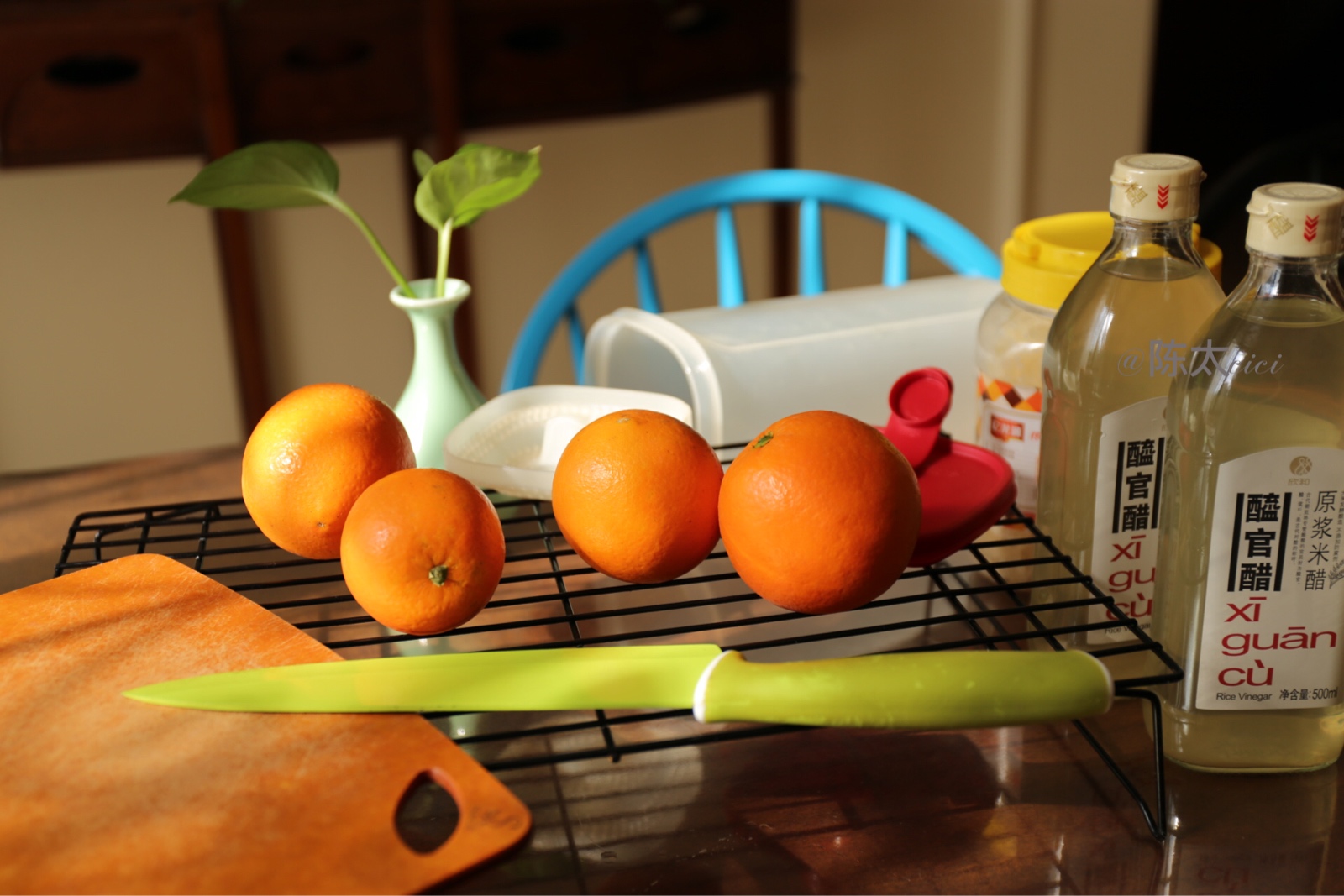 橙子醋的做法 步骤1