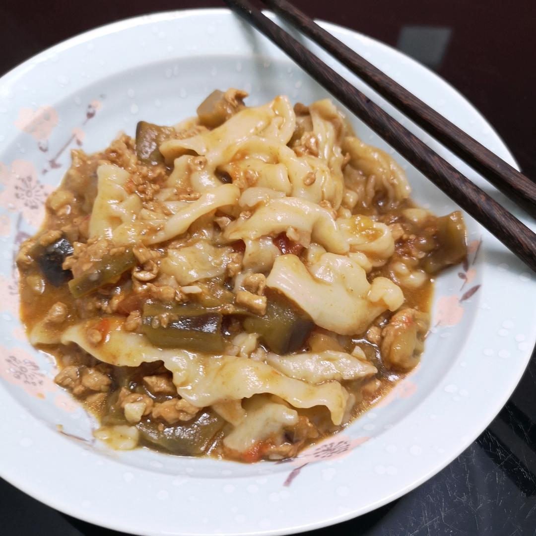 茄子焖面
