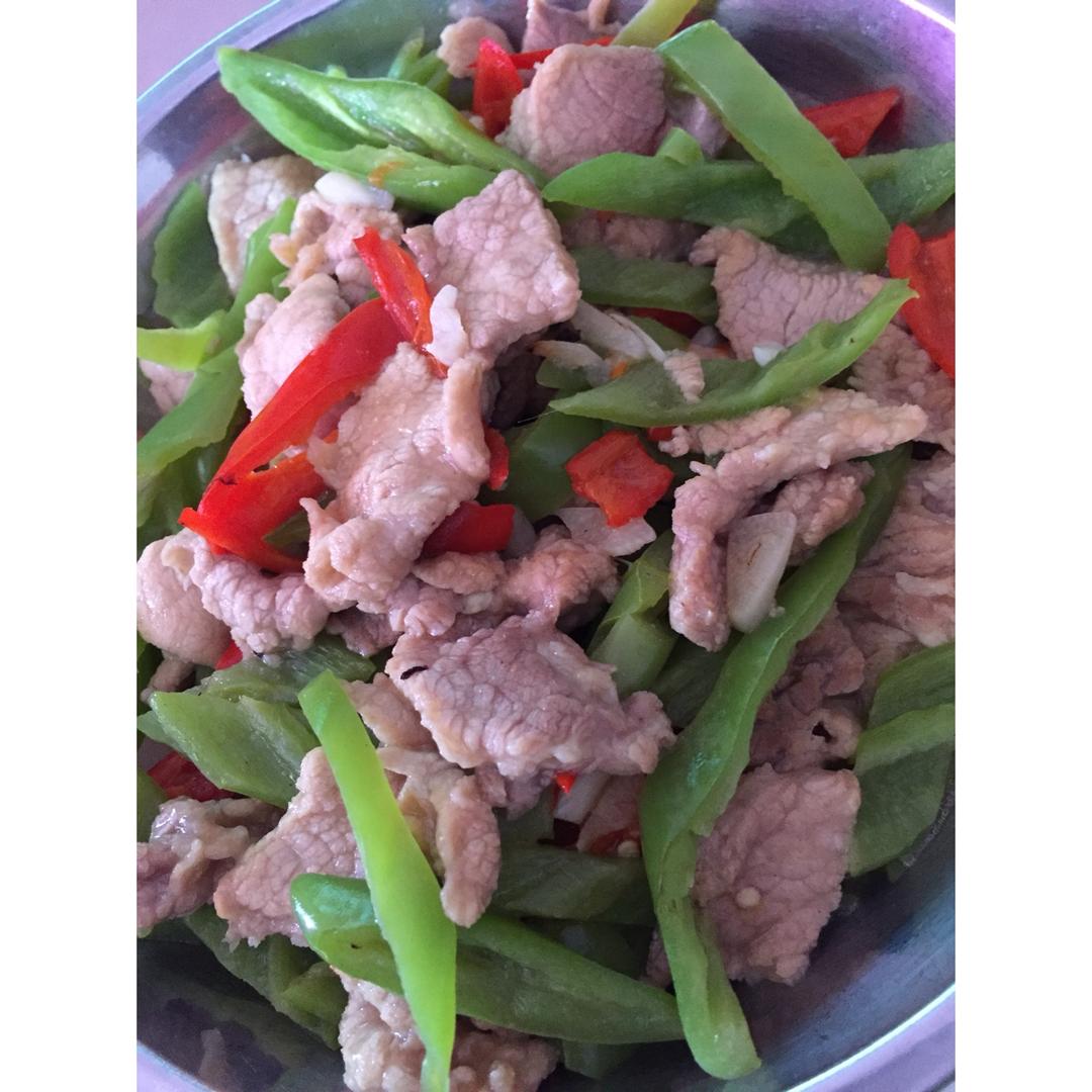青椒炒肉丝
