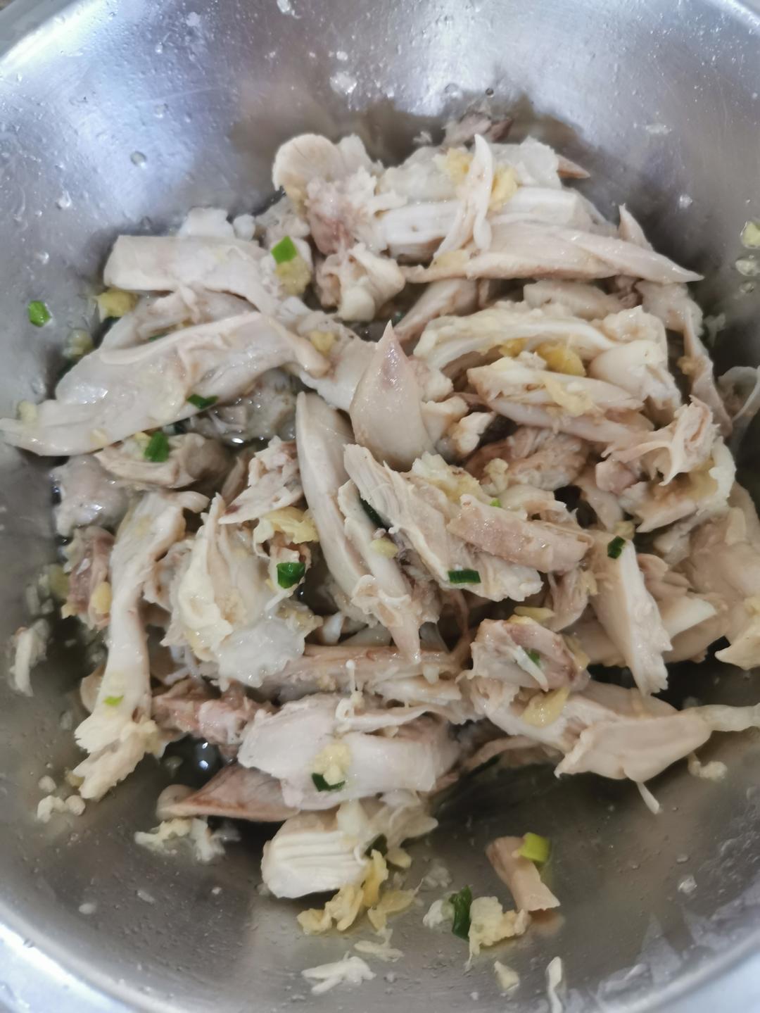 嫩滑葱油鸡腿