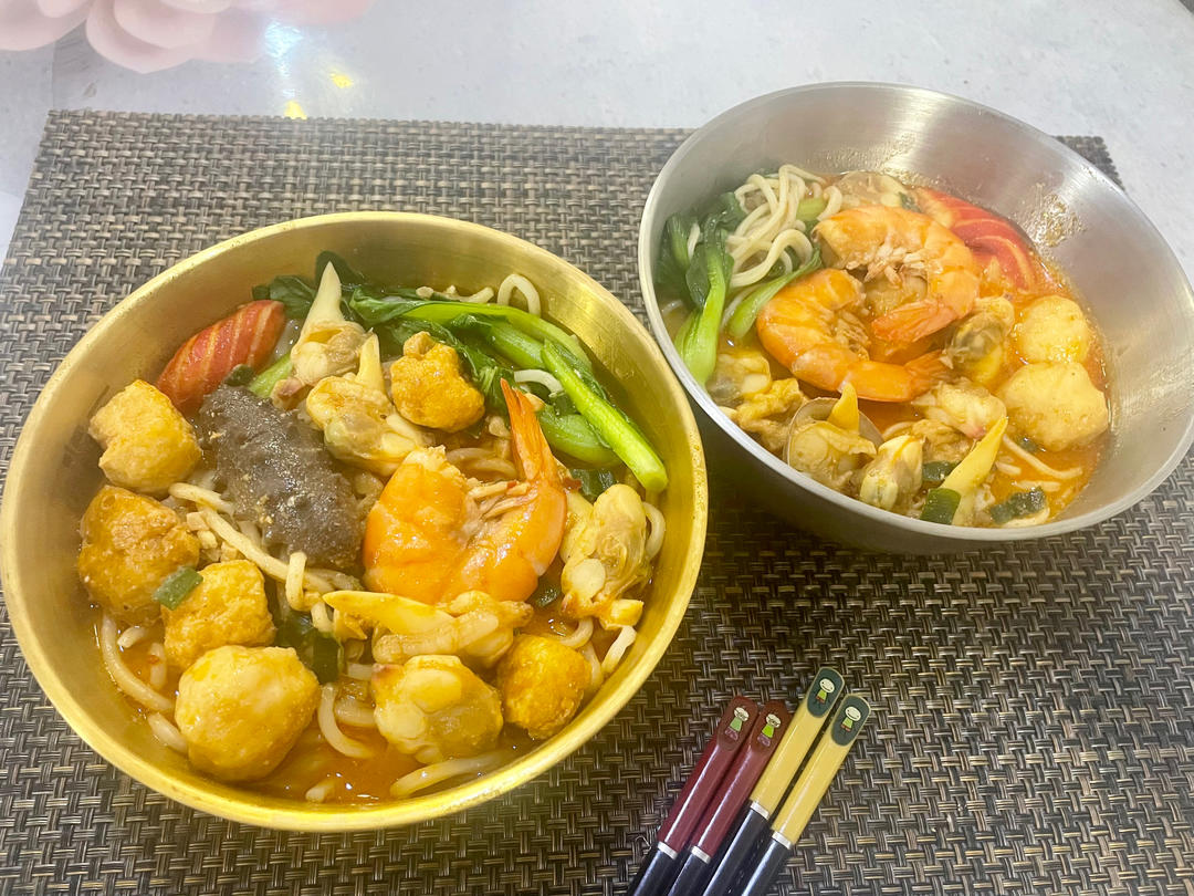 海鲜沙茶面