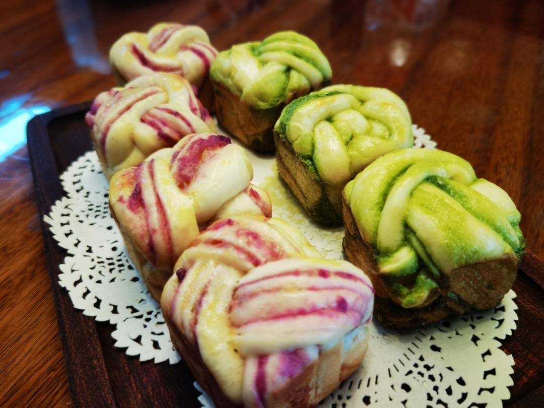 抹茶奶酥小金砖（70%中种吐司）