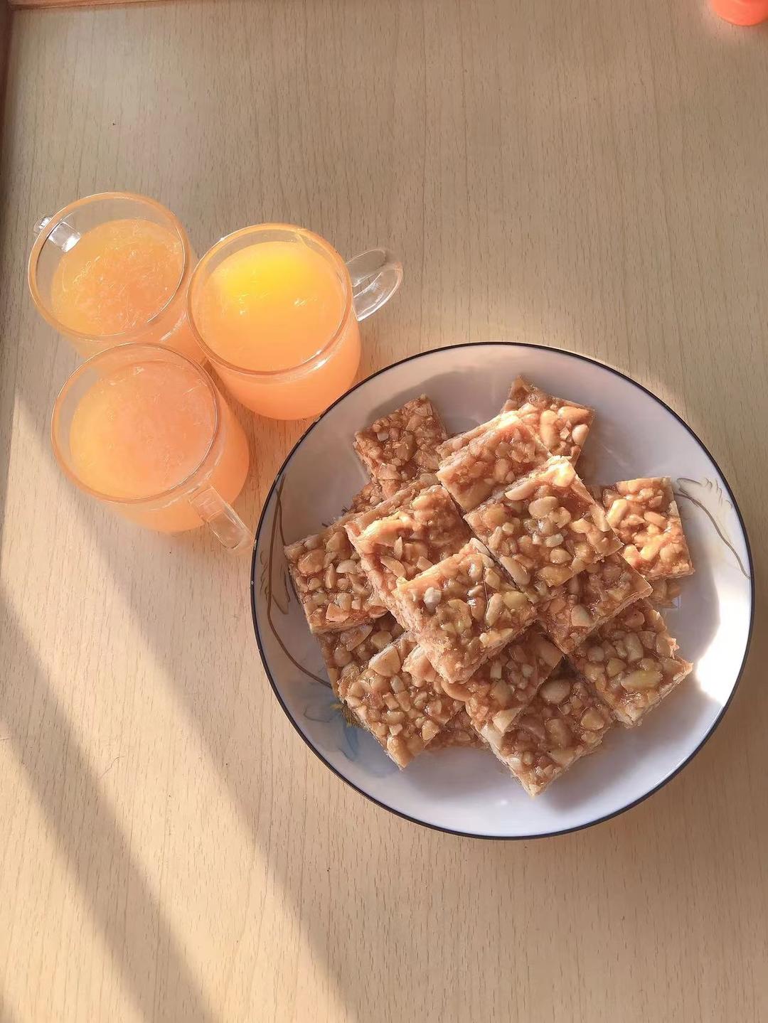 无水无油香脆花生糖