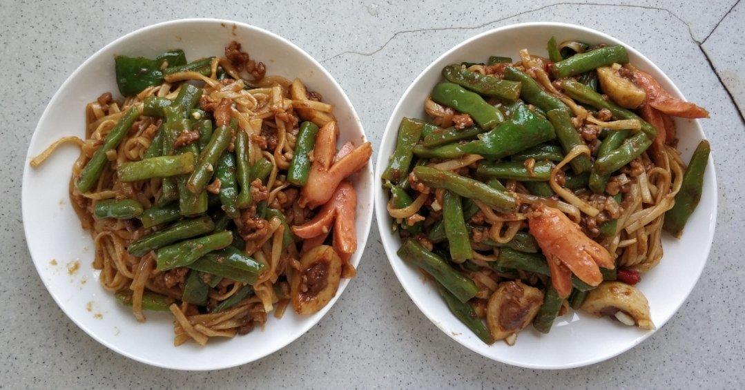豆角焖面
