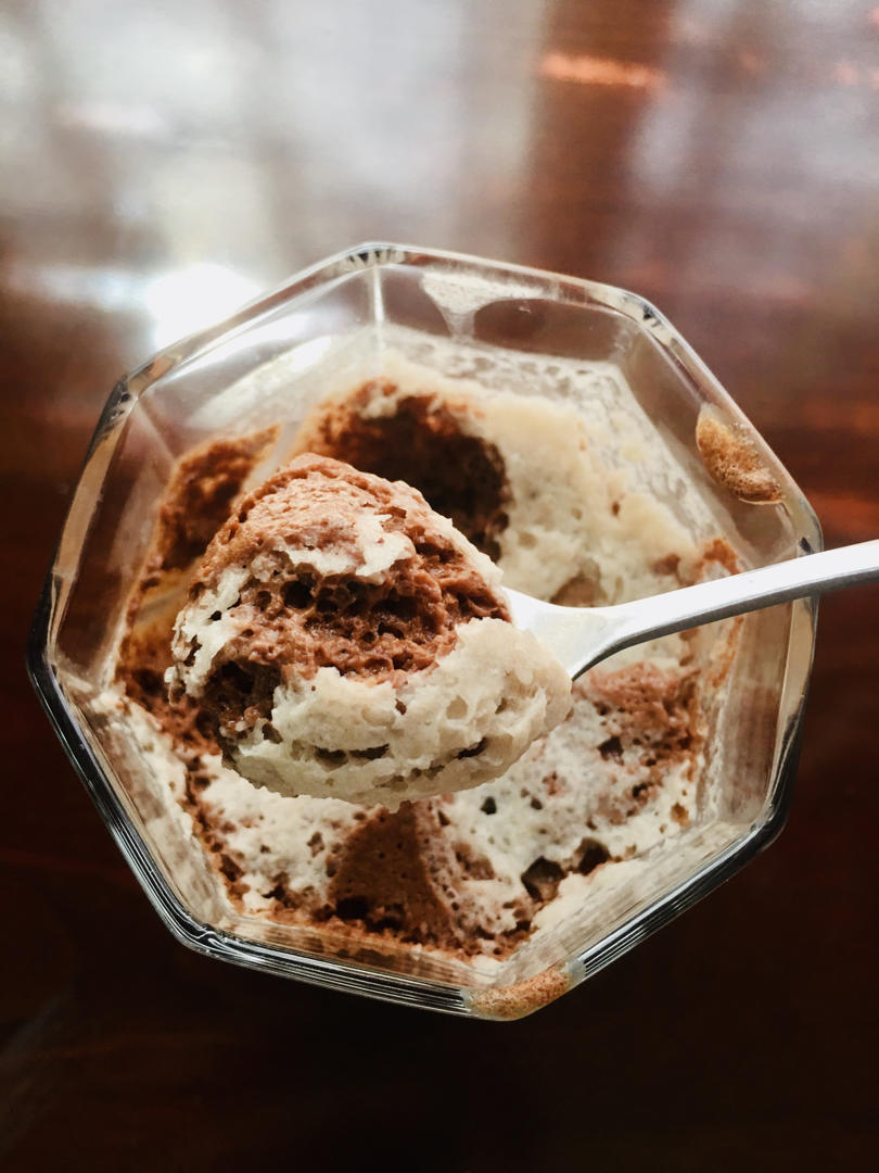 纯素黑巧慕斯（鹰嘴豆水aquafaba)