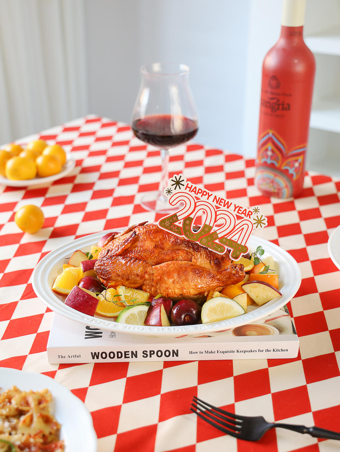 2024年夜饭必备！用空气炸锅做烤鸡，简单美味！的做法