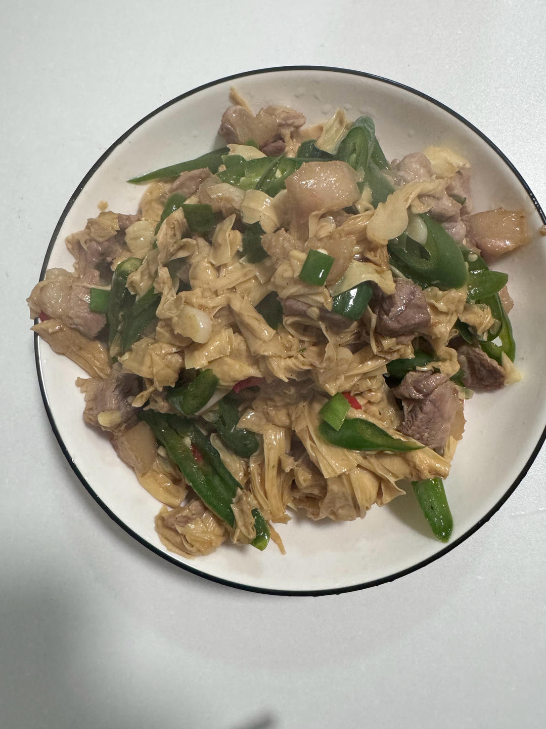 腐竹炒肉