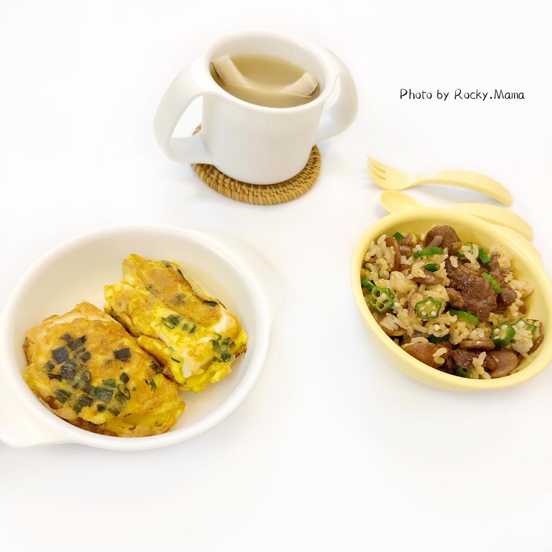 韭菜鸡蛋煎豆腐