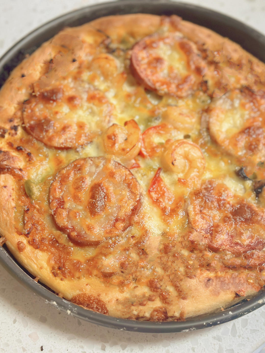 儿子说比BSK好吃的披萨（含披萨酱、饼底做法）