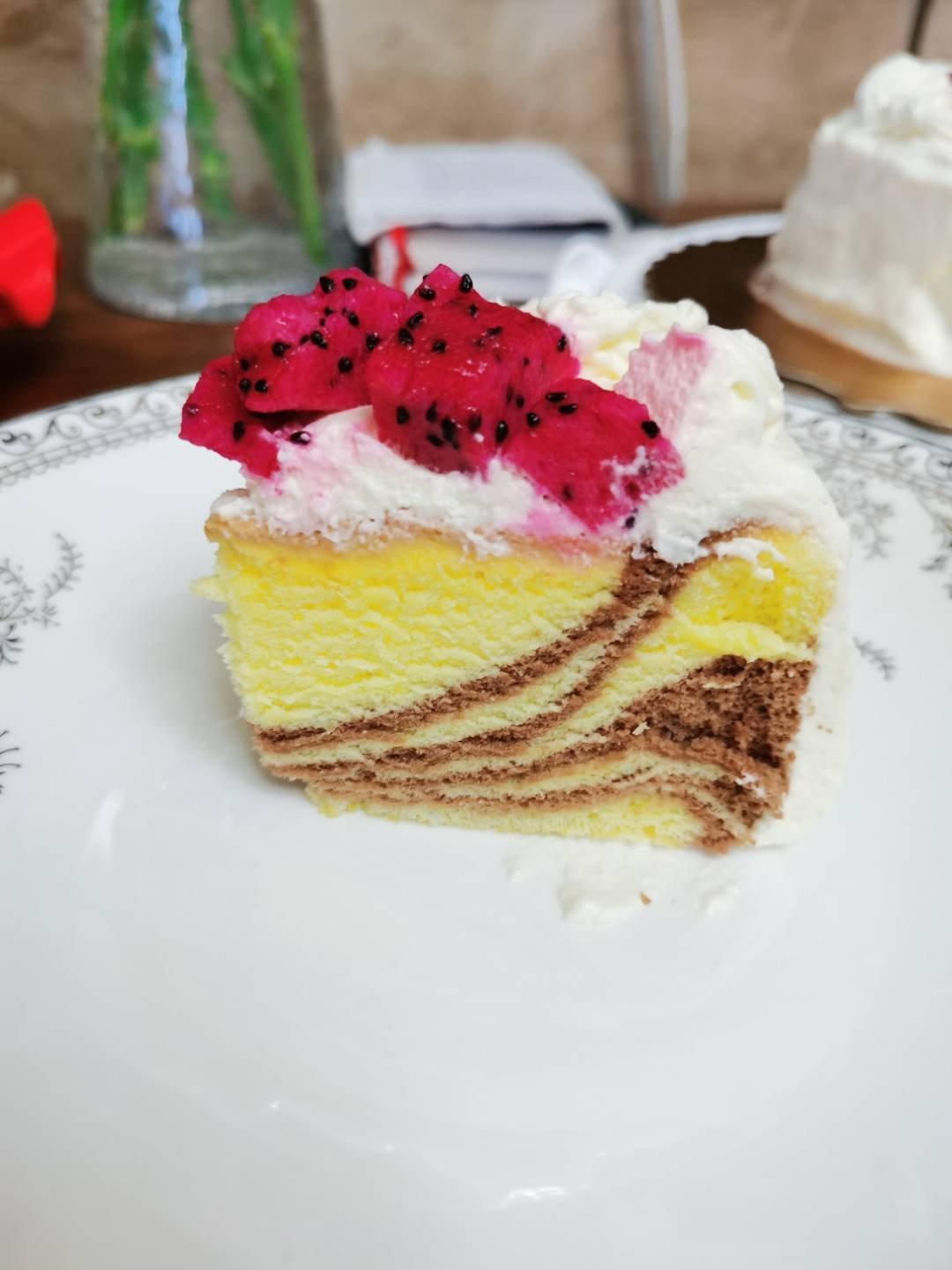 可可味——斑马纹戚风蛋糕