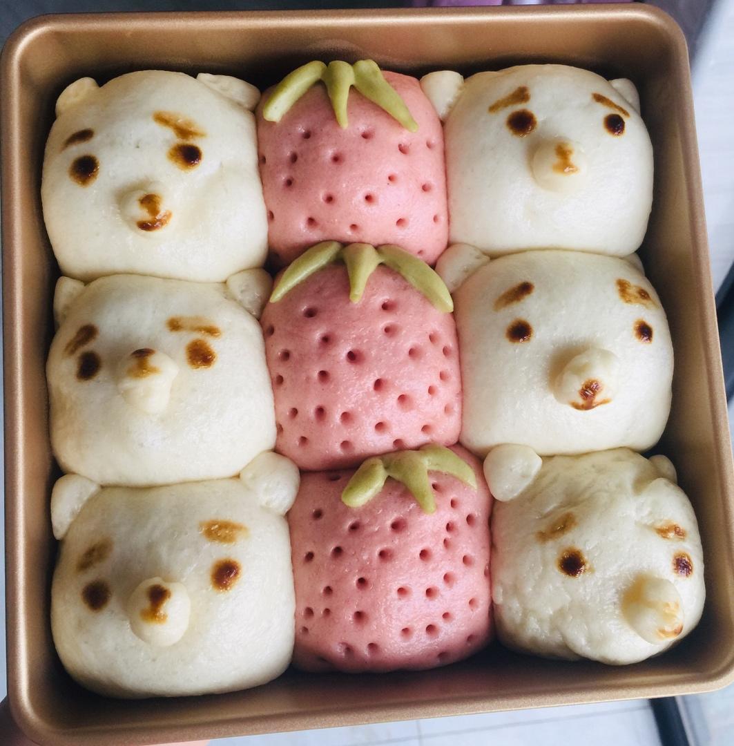 小朋友无法抗拒的卡通挤挤小馒头