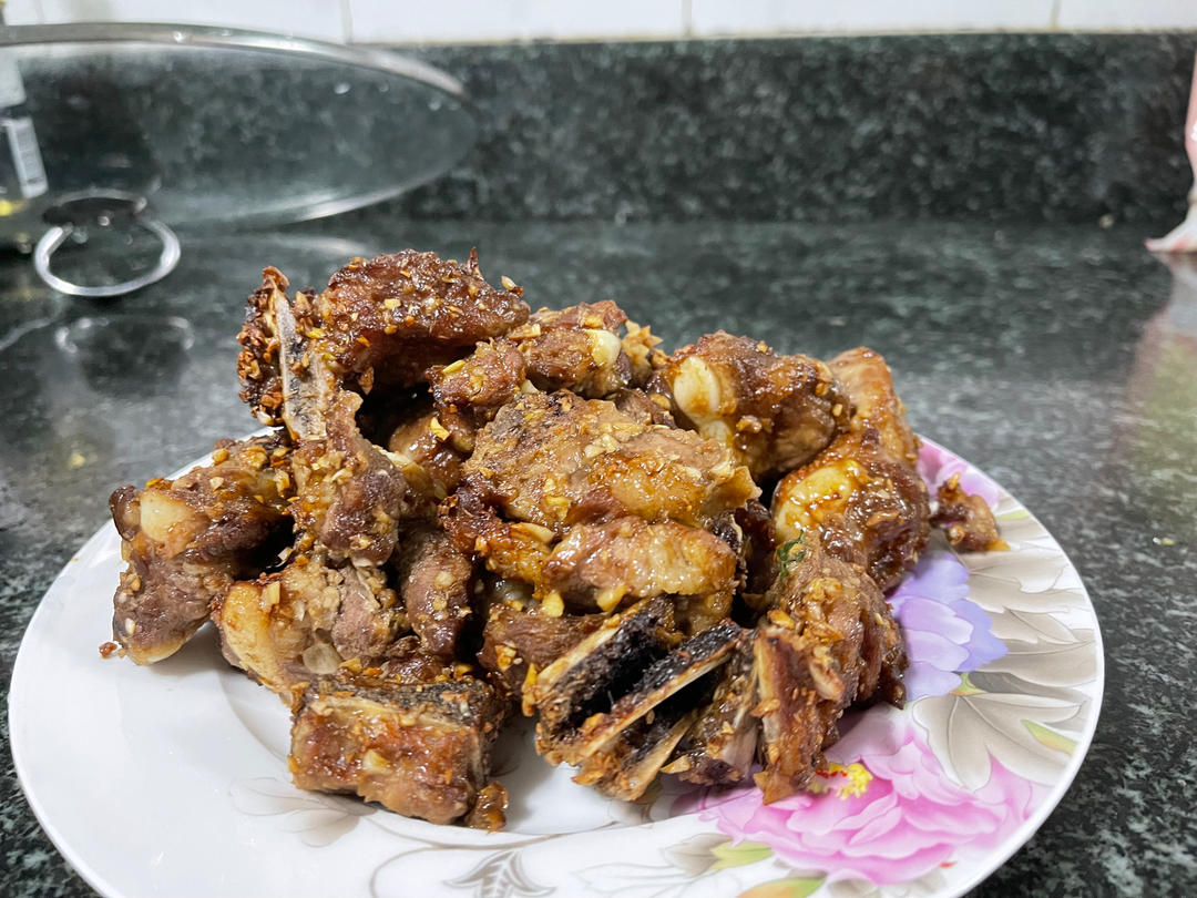 蒜香排骨（小美+空气炸锅）