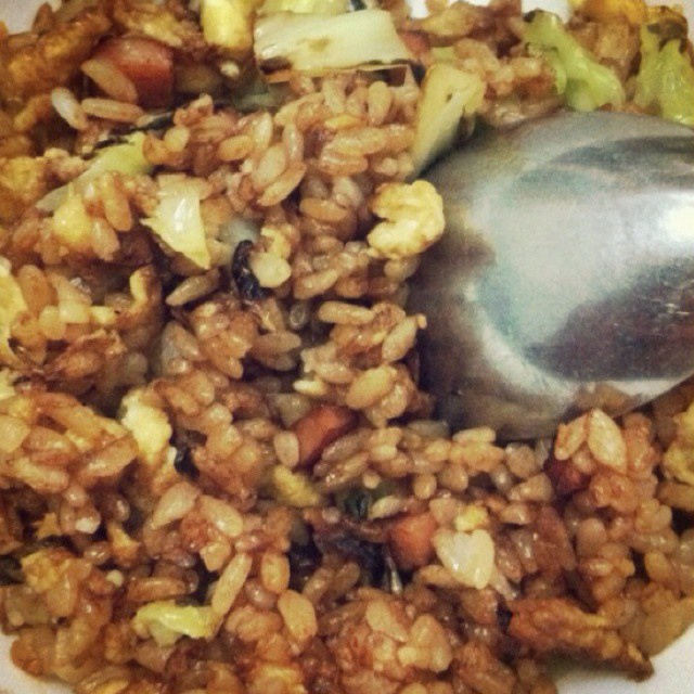 腊味酱油炒饭