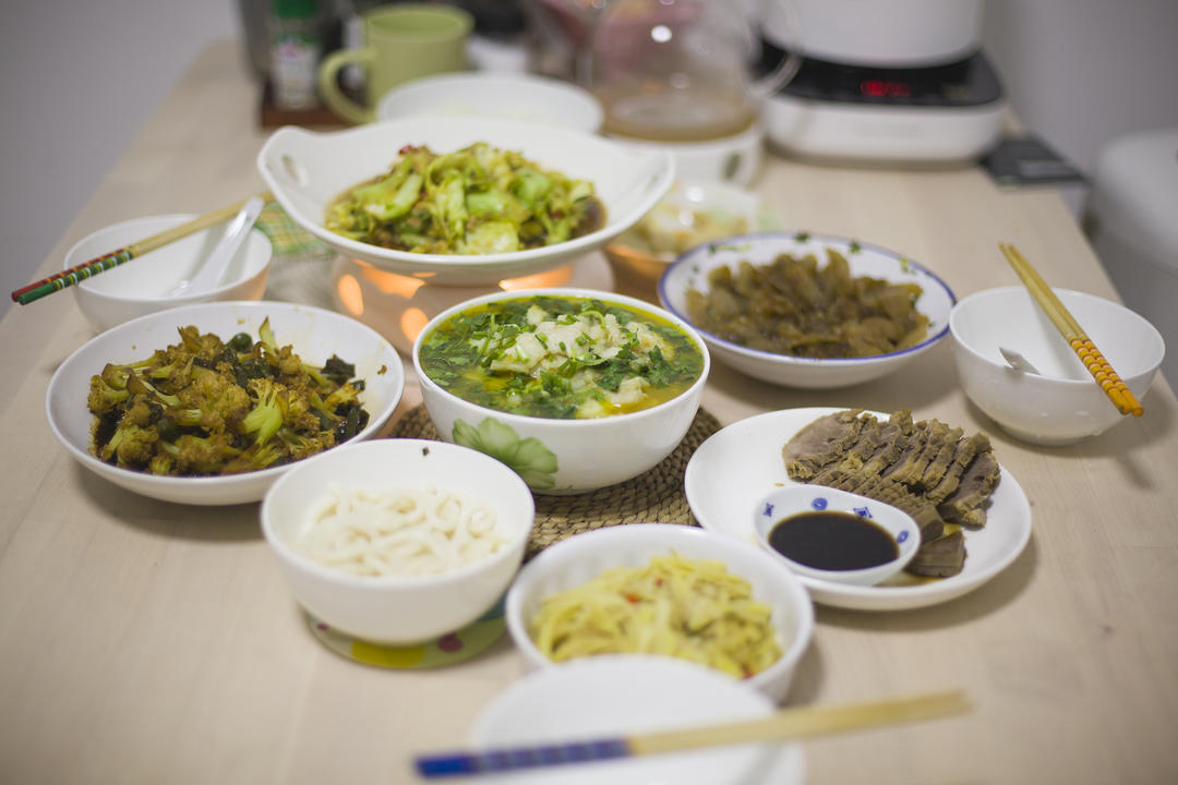丰盛的一餐