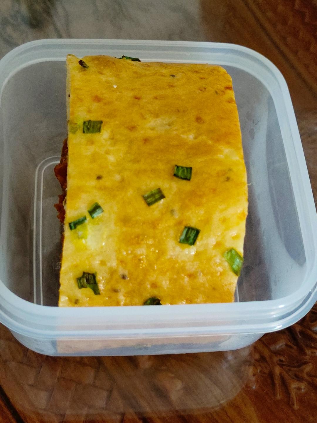 不会开裂的香葱肉松面包卷