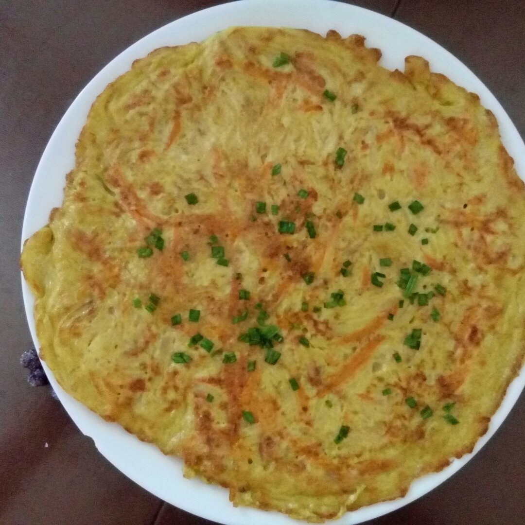 香煎土豆丝鸡蛋饼
