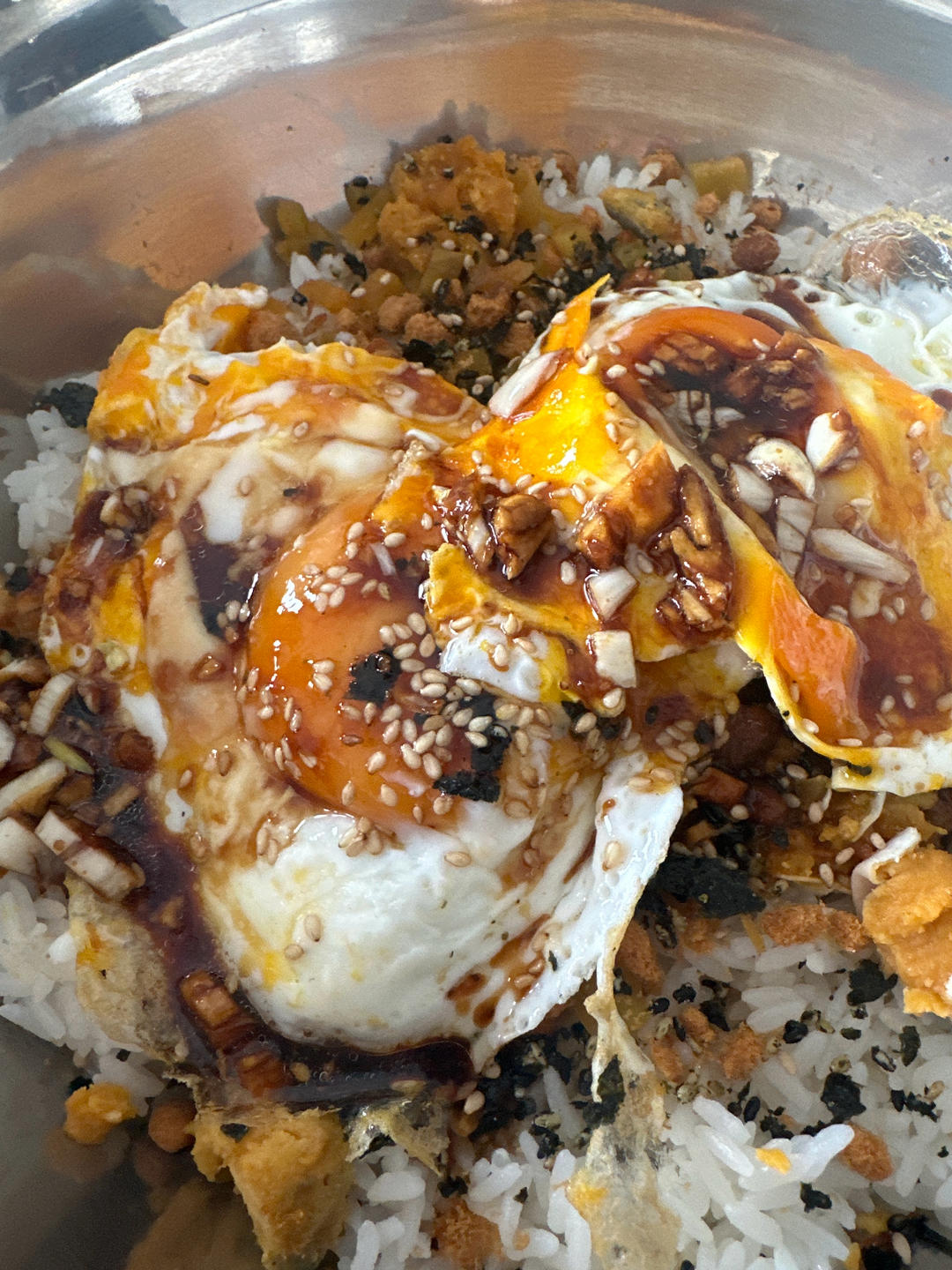 海苔碎拌饭