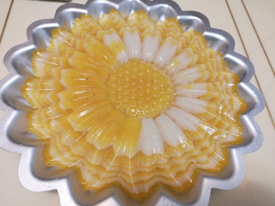 向日葵马蹄蛋糕（花型千层马蹄糕）
