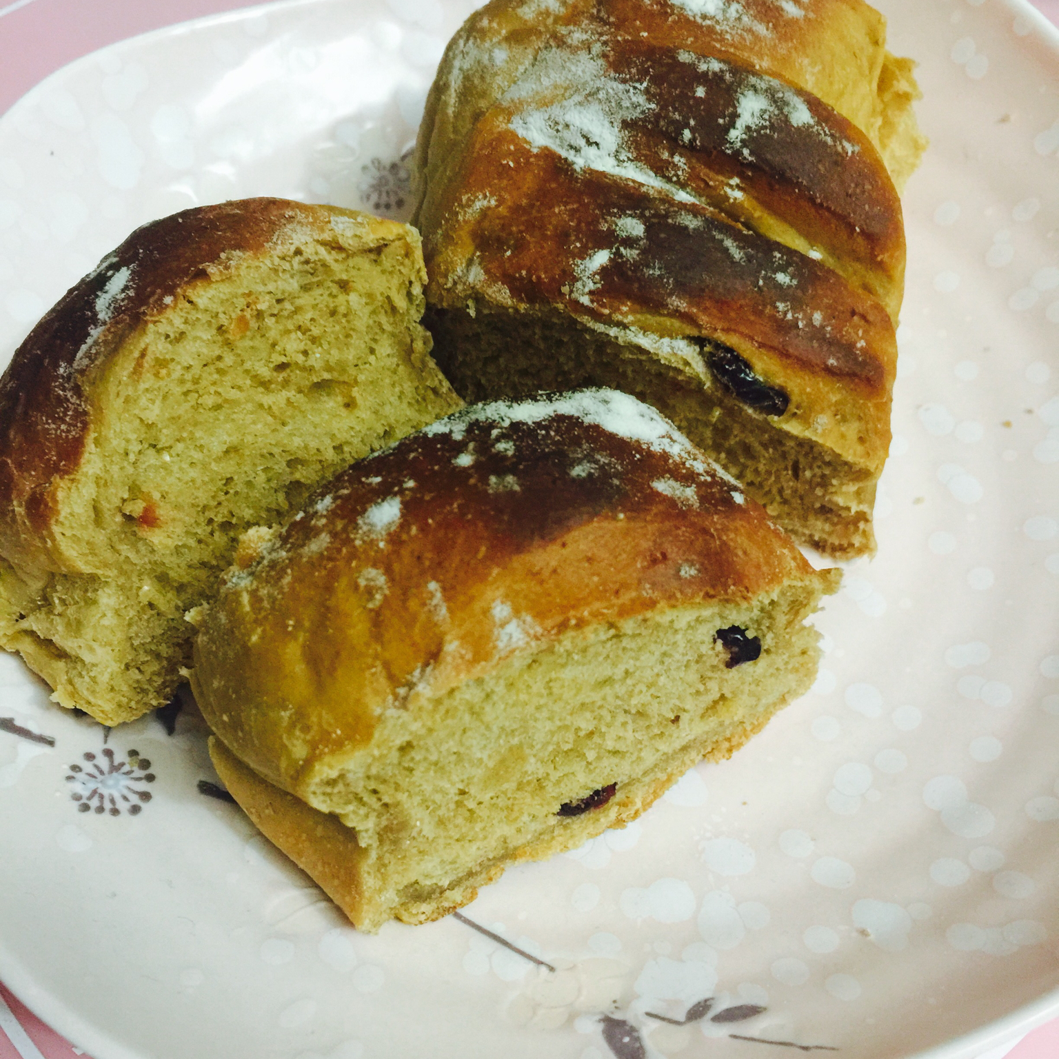 蔓越莓全麦黑糖面包