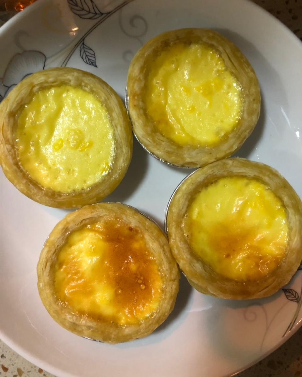 要胖死了做的微波炉蛋挞