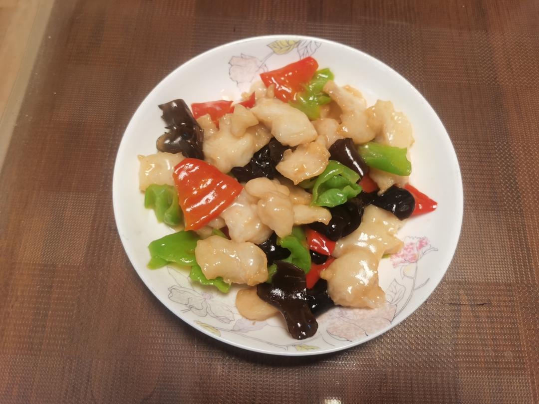 传统鲁菜滑溜鱼片