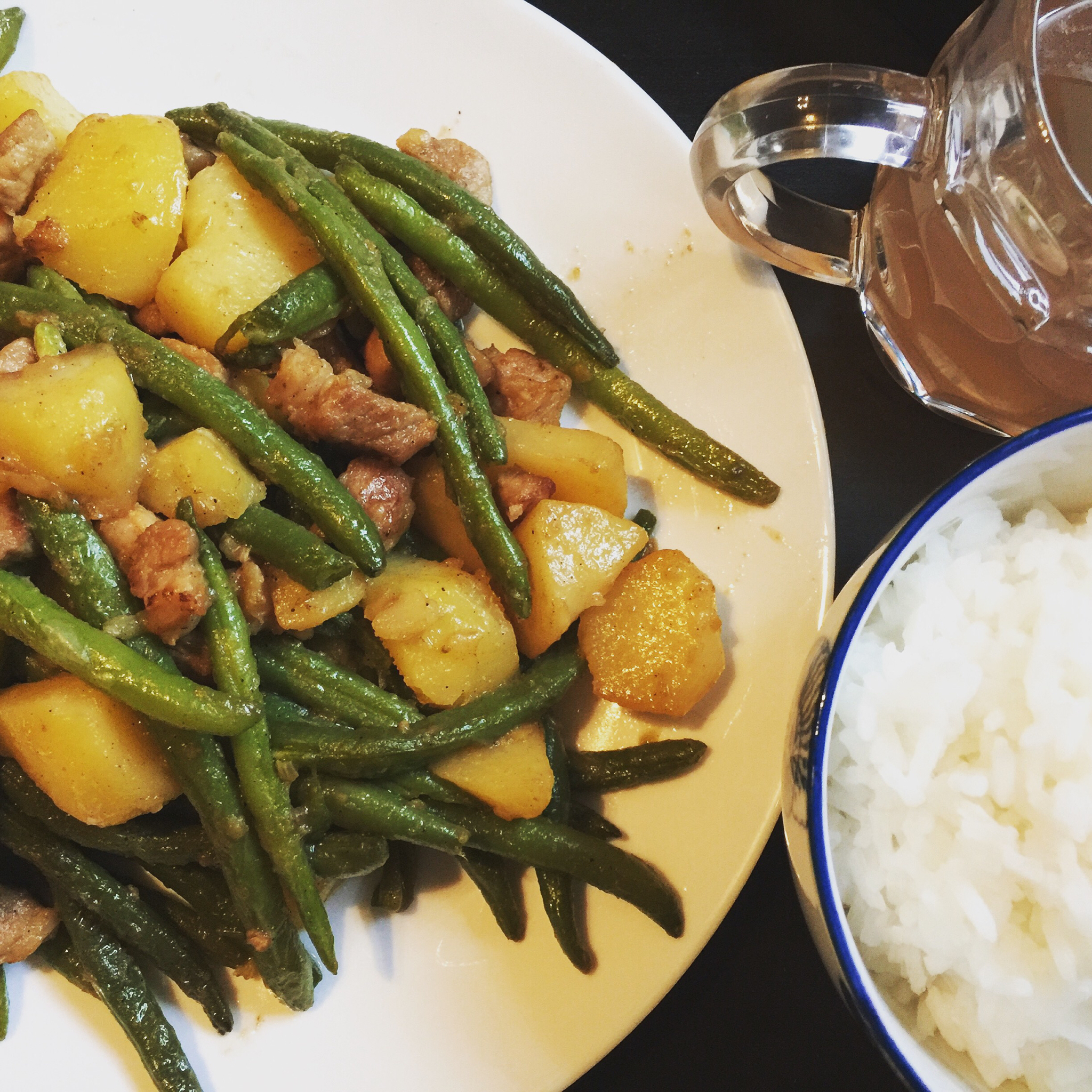 土豆炖豆角