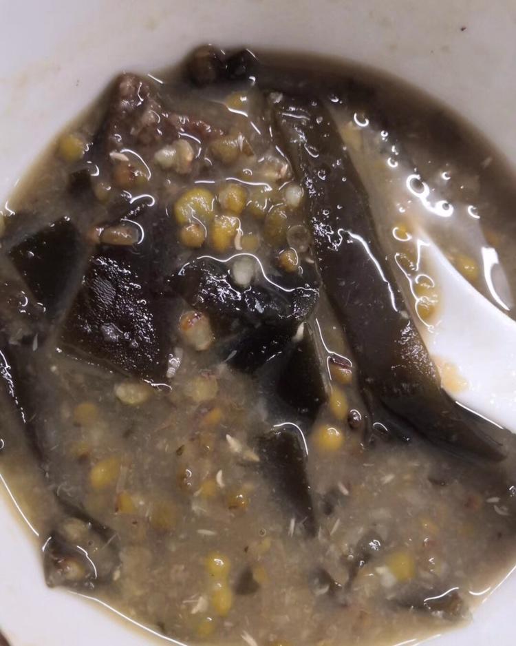 海带绿豆糖水
