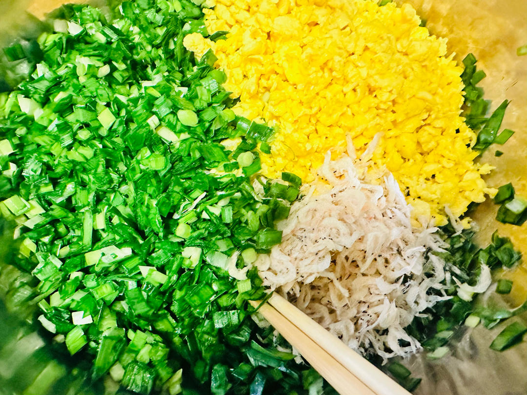 经典的韭菜鸡蛋馅儿饺子 怎么吃都不会腻