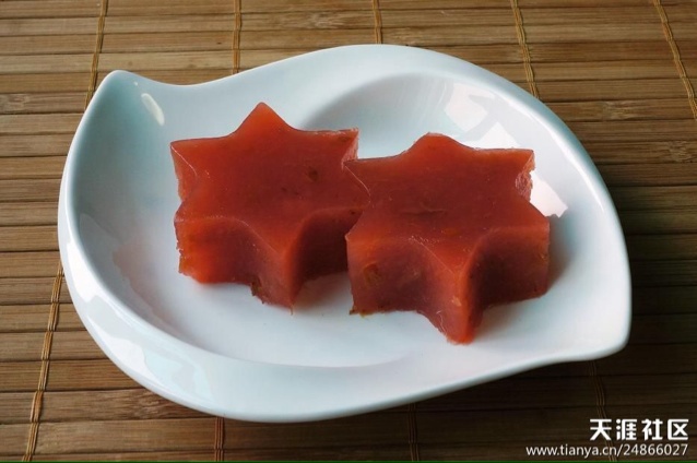 山楂果酱山楂糕