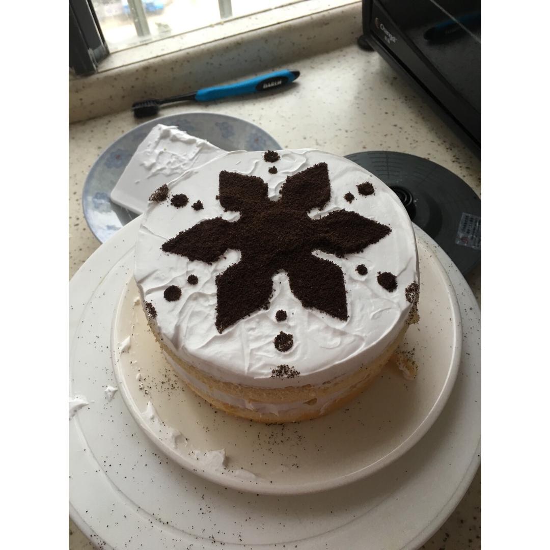 6寸戚风蛋糕（2蛋）