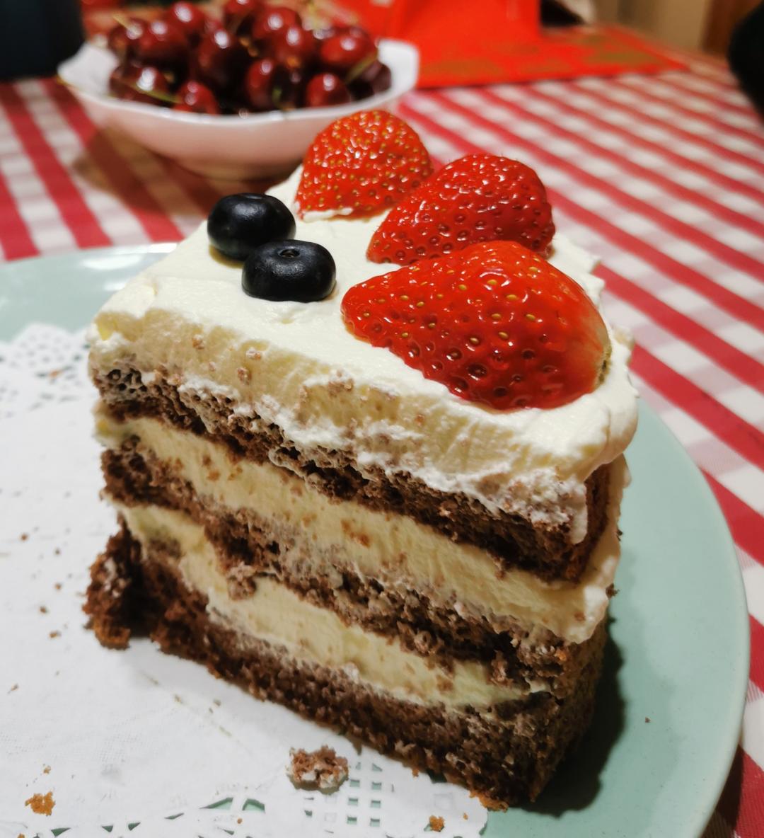 巧克力戚风裸蛋糕