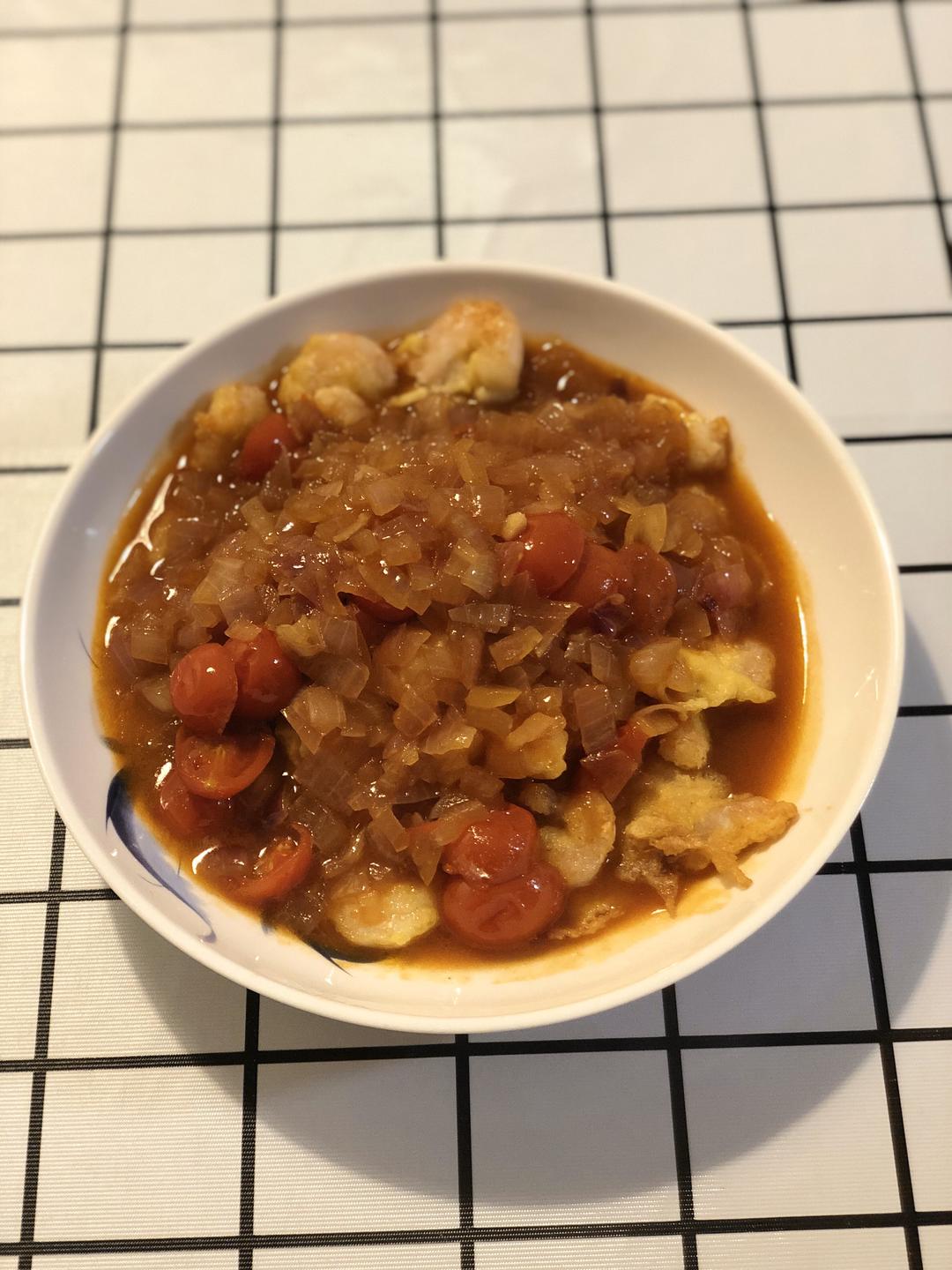 开胃香脆虾仁🍤的做法