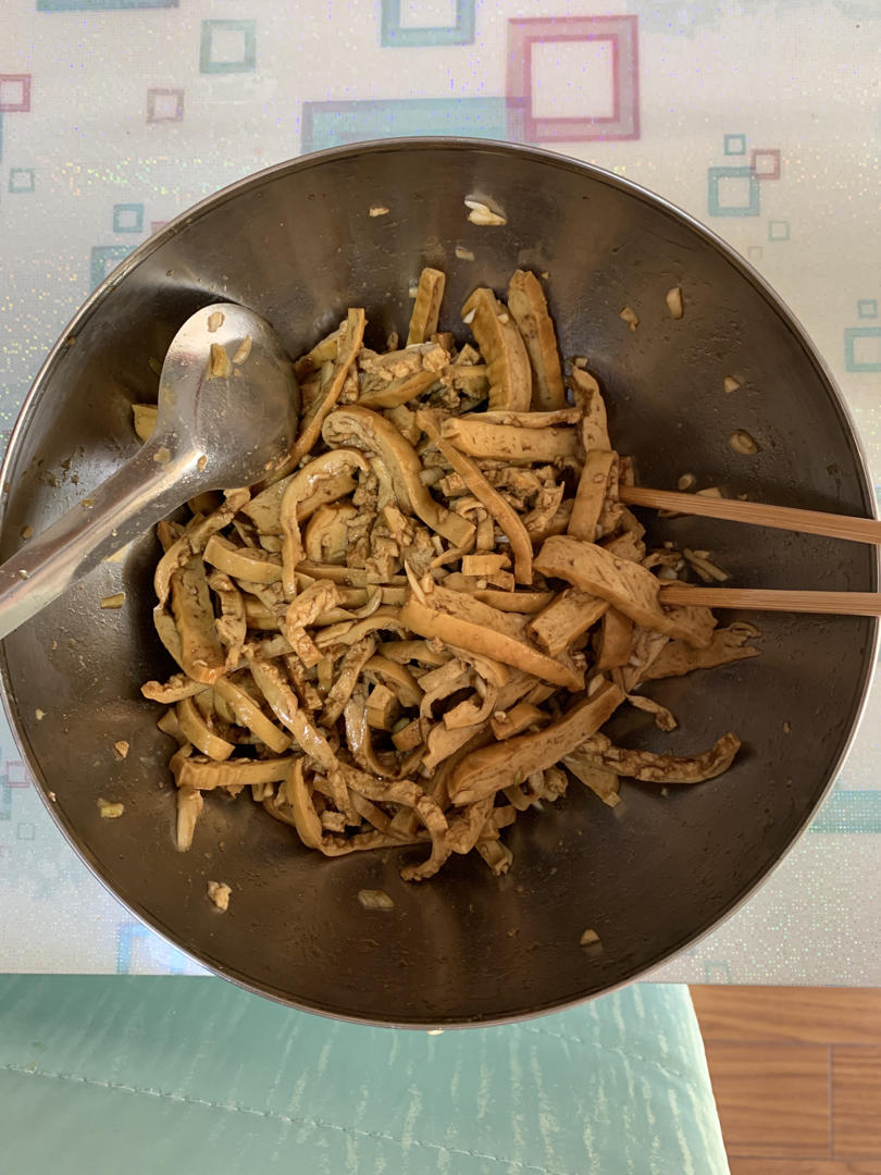 凉拌豆干(附详细万能凉拌料)