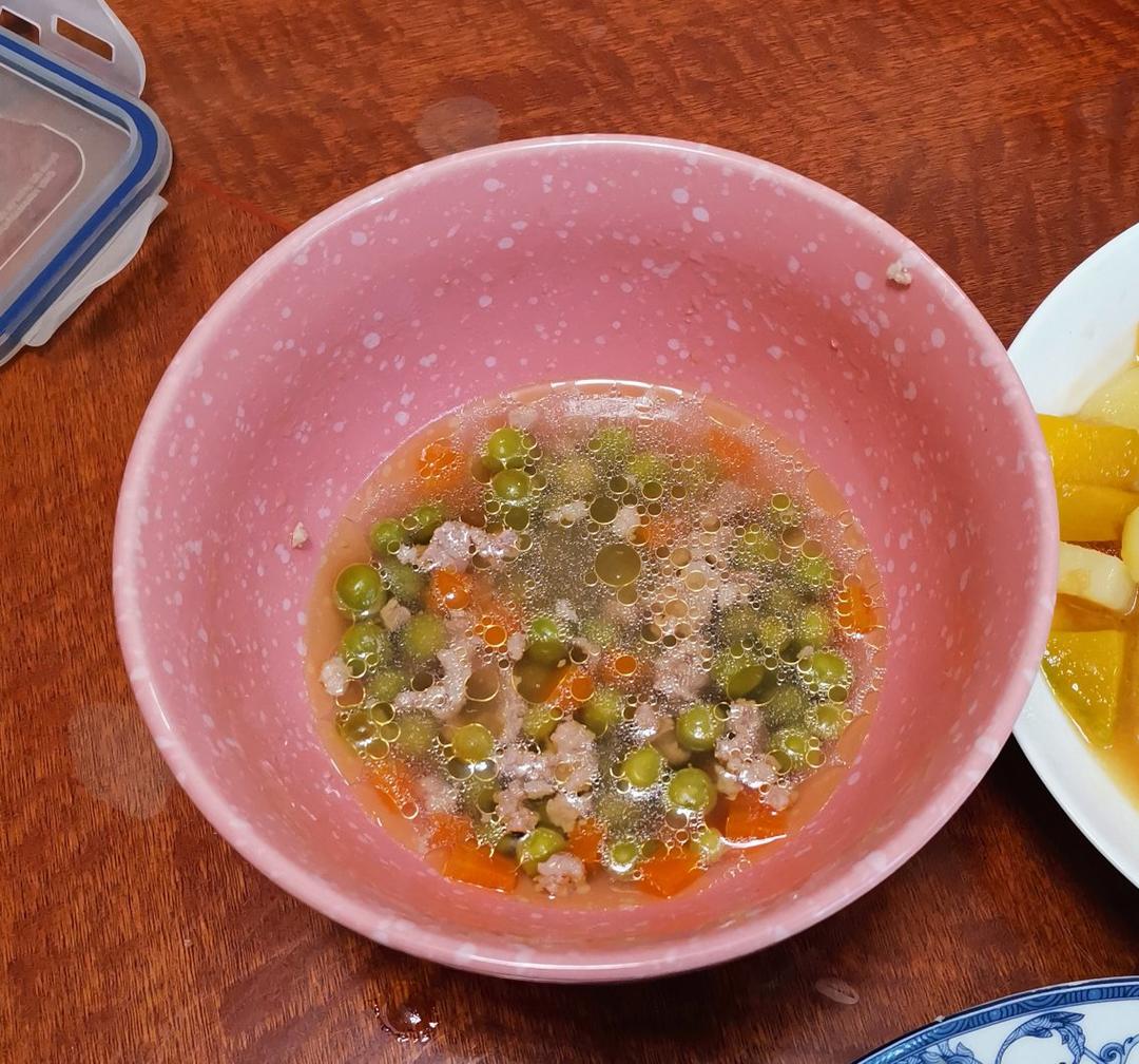 豌豆肉末汤