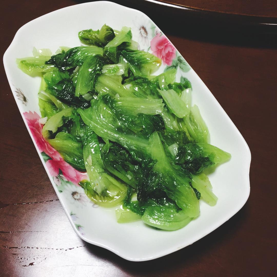 林云志减肥增肌餐7-蒜蓉生菜家常快手菜早餐午餐晚餐低脂减脂佳品