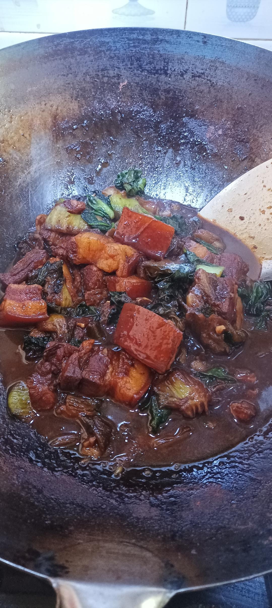 青菜炒肉