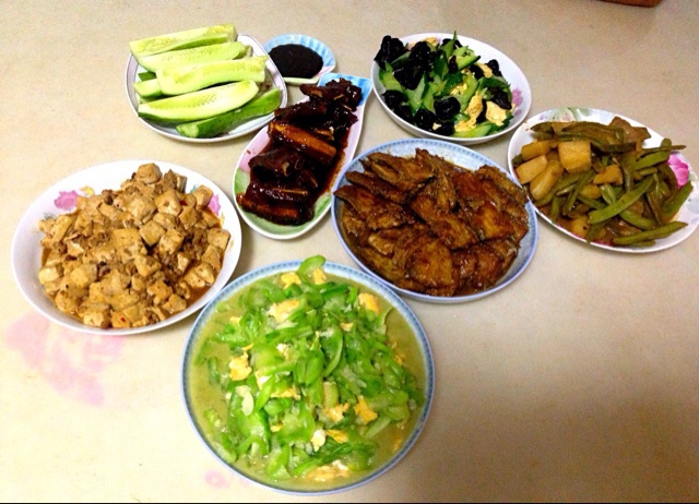 为家人做晚餐