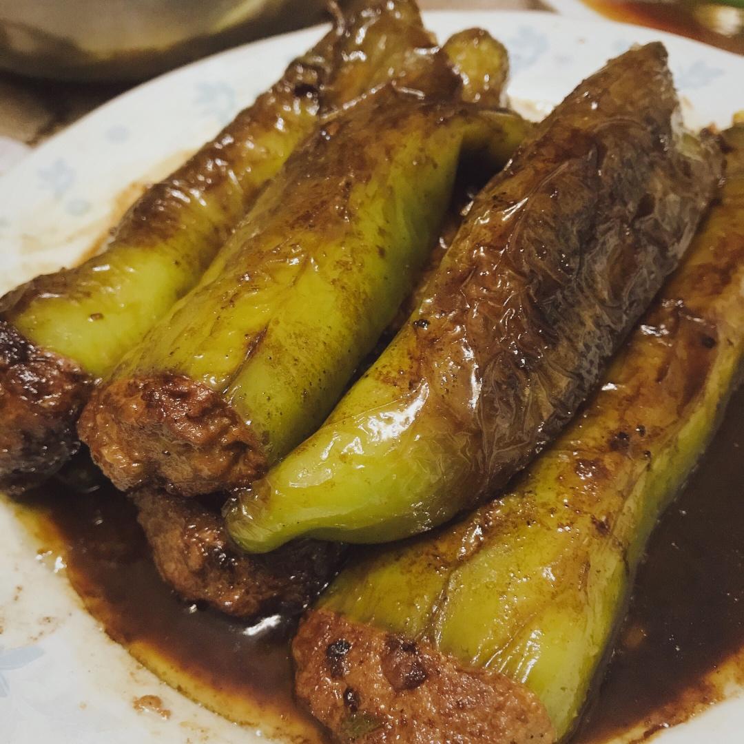 下饭菜肴--青椒酿肉