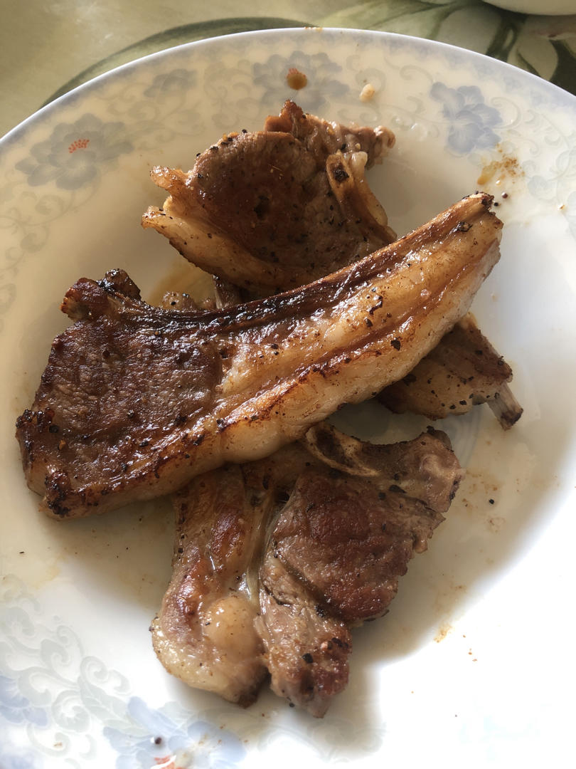 五分钟快手孜然香煎羊排