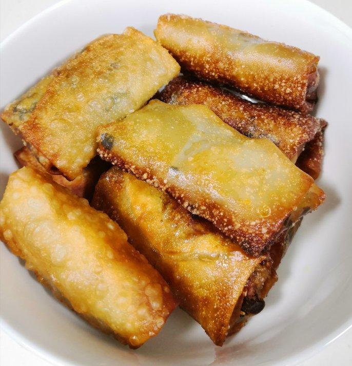 想吃春卷了